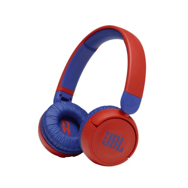 JBL JR310BT Kids On Ear Bluetooth Headphones Blue and Red