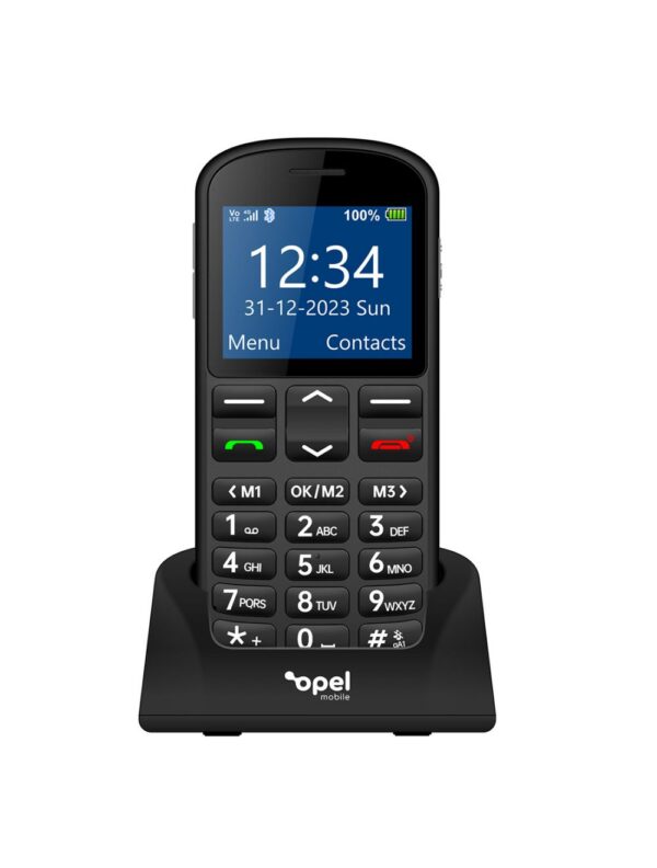 Opel 4G Big Button M with Charging Cradle Black
