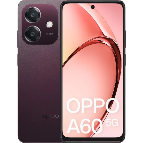 Oppo A60 5G Dual Sim 128GB 6.67" Screen Nebula Red & Ocean Blue- NFC (No A/C or Cable included)