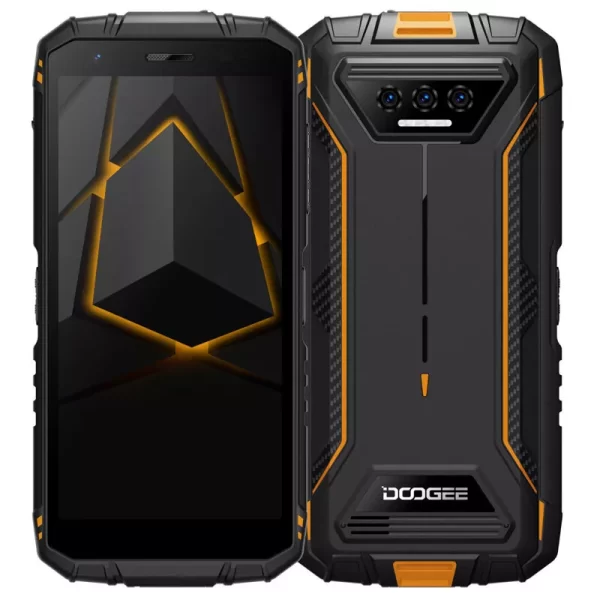 Doogee S41T Tough Phone 4G Dual Sim 64GB 5.5" Screen Orange - NFC
