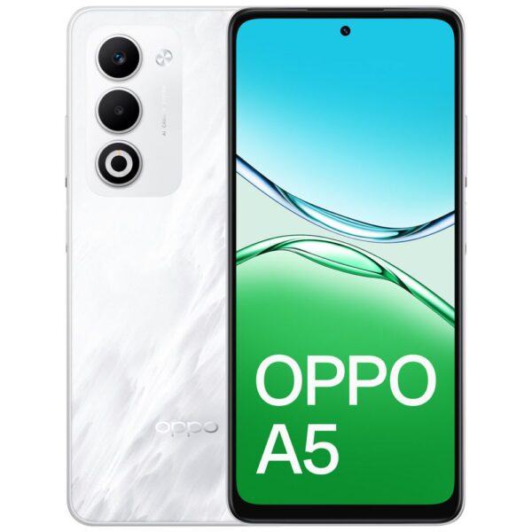 Oppo A5 4G 128GB 6.67" Screen Mist White | Midnight Purple -NFC