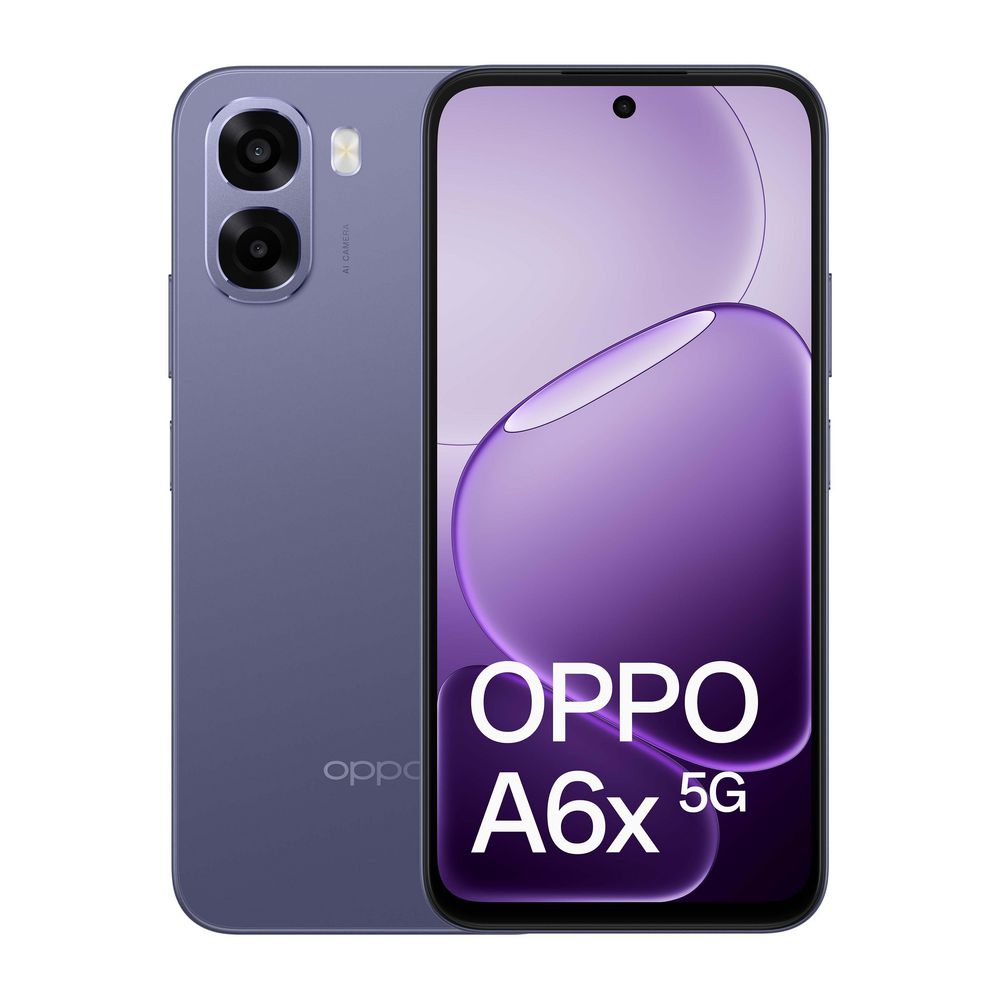 Oppo A6x 5G 128GB 6.75" Screen Black Purple - NFC