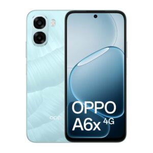 Oppo A6x 4G 128GB 6.75" Screen Ice Blue - NFC