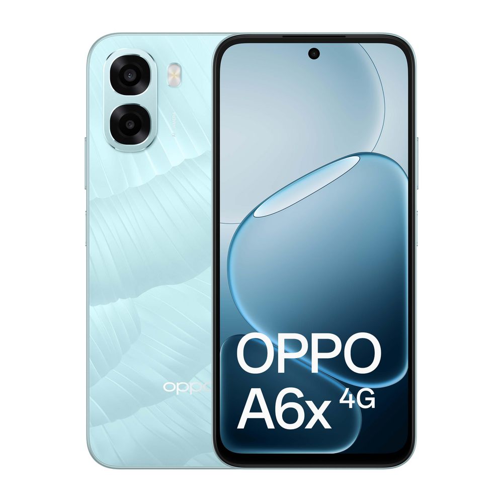 Oppo A6x 4G 128GB 6.75" Screen Ice Blue - NFC